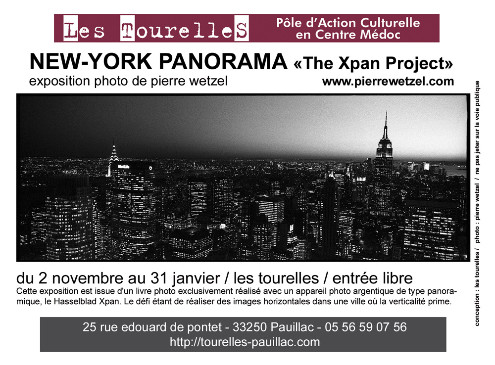 Exposition Pierre Wetzel - New-York Panorama - Tourelles Pauillac